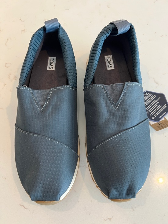 Other - TOMS Alpargata Resident Slip-On Shoes Ripstop Dark Slate Sz 7 NWT